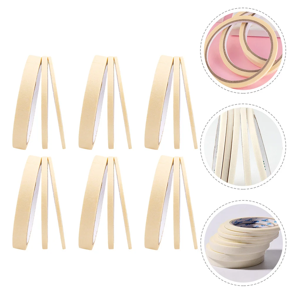 

Nail Art Masking Tape 18rolls Adhesive Practical Nail Polish Separation for Home Salon Use Uv Gel Acrylic Nails Styling