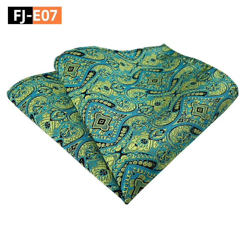 Drukuj Plaid poliester kieszonkowy szalik chustka poszetka kwadratowa chusteczka dla kobiet mężczyzn szaliki garnitur akcesoria do szalików