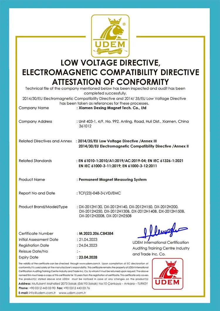 DX-2012F 영구 자석 모터 마이크로 모터의 고정자 및 회전자용 다차원 자기장 테스트 시스템