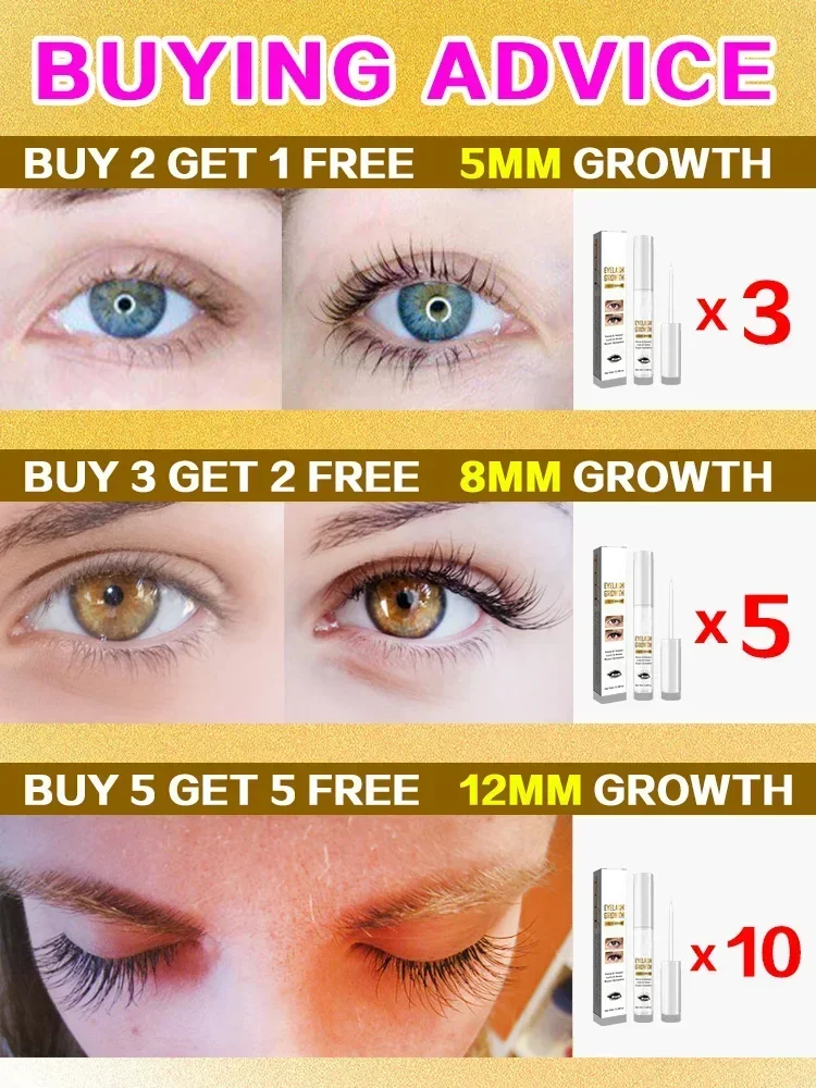 Natural Eyelash Growth Serum For Eyebrow Growth Lengthening Eyelashes Longer Lashes Eyelash Enhancer Product Lash Growth Serum