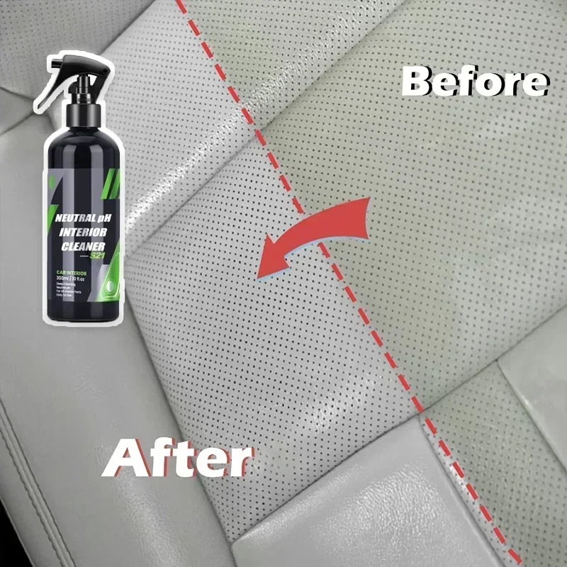 Car Interior Cleaner Interior Parts Dashboard  Leather Flannel Woven Fabric Multi-purpose Anti-aging Cleaner Tools Car Wash 1