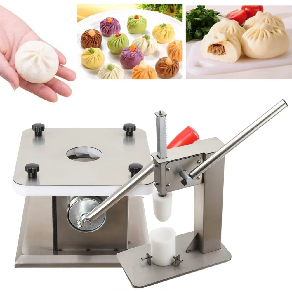 

Baozi Maker Bun Making Machine Semi Automatic Baozi Making Mold Stainless Steel Steamed Stuffed Cooking Tool Sets for Home
