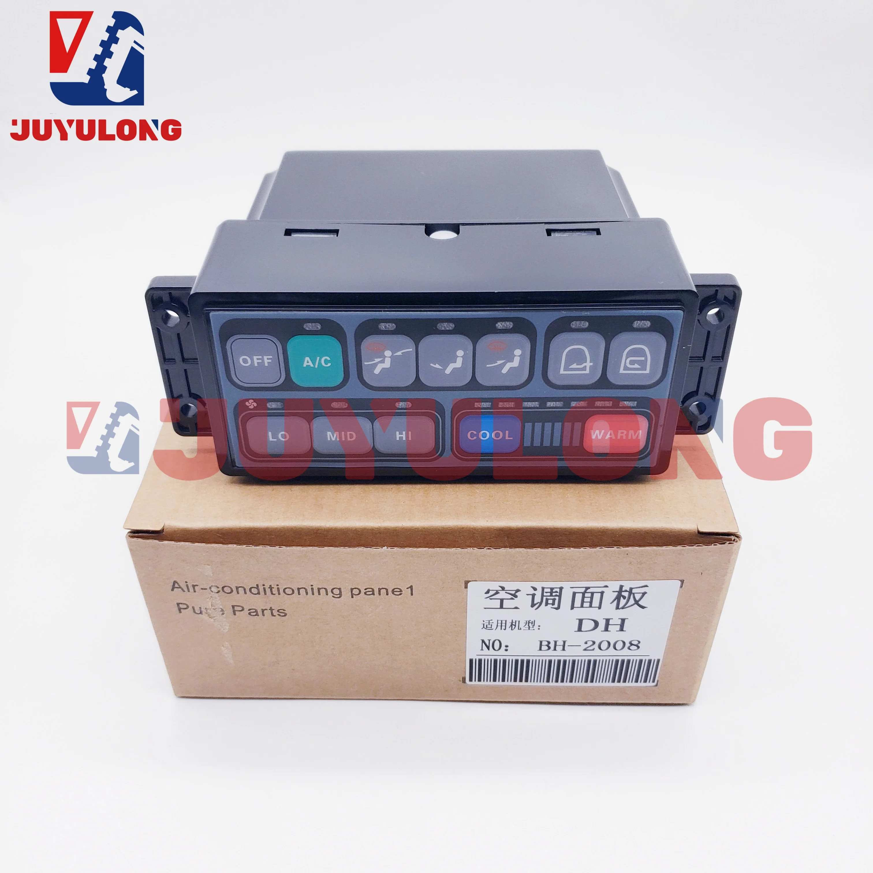 JUYULONG High Quality Air Conditioning Controller Panel for Daewoo Doosan DH150/220/300-5-7-9 Construction Machinery Parts