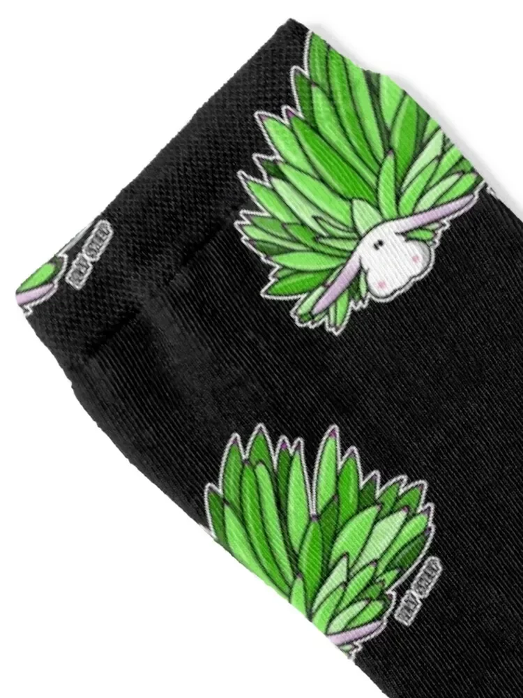 Leaf Sheep Ocean Sea Slug Cute Marine Life Biology Kawaii Graphic Socks winter Lots compression Socks Male Women's