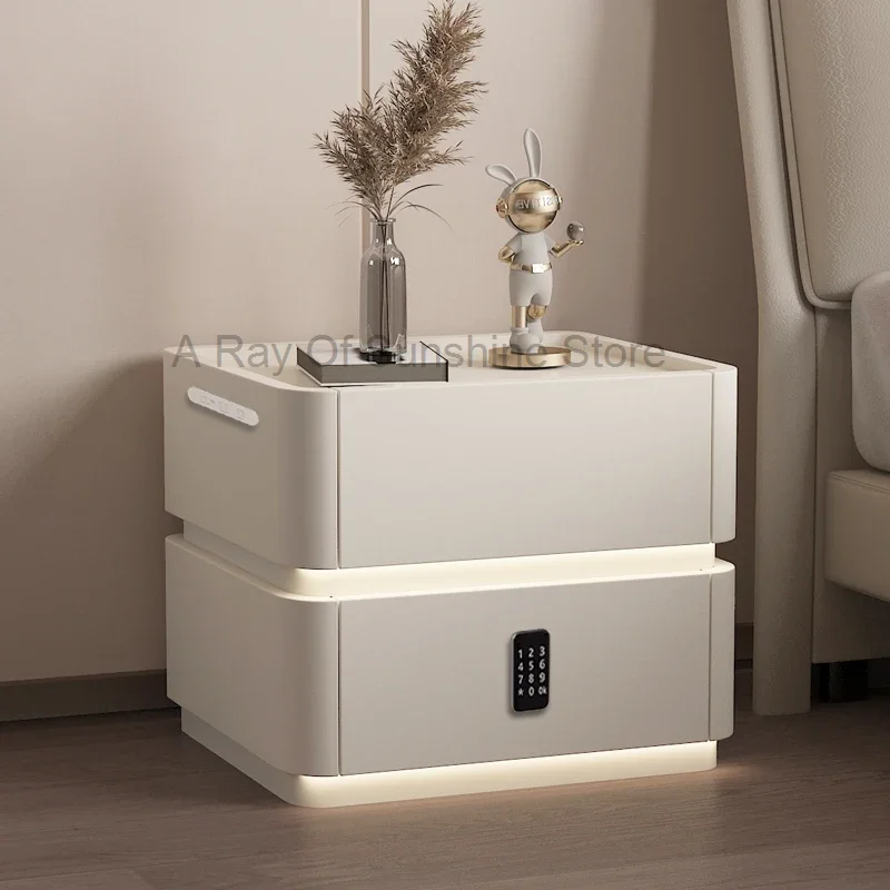 Small Children Nightstands Nordic Storage Children Nightstands Square Luxury Table Chevet Chambre Bedroom Furniture YN50CN