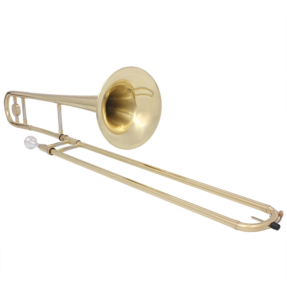 Gold SLADE Alto Trombone Bb Imported Brass Body Trombone Professional Musical Instrument with Mouthpiece Case