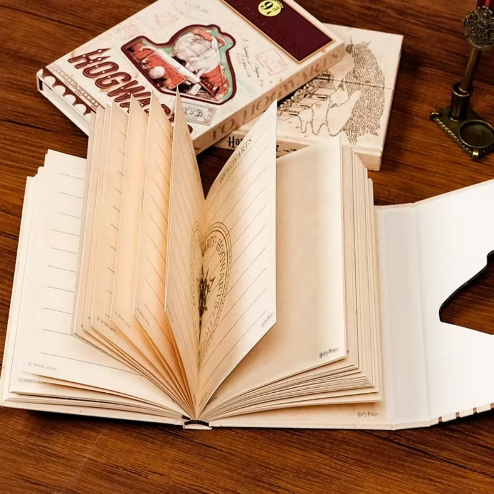 حقيقي هاري بوتر غلاف فني دفتر القرطاسية المدرسية مجلة مخطط أسبوعي المحمولة مكتب المصنف الفتيات هدايا عيد ميلاد #3