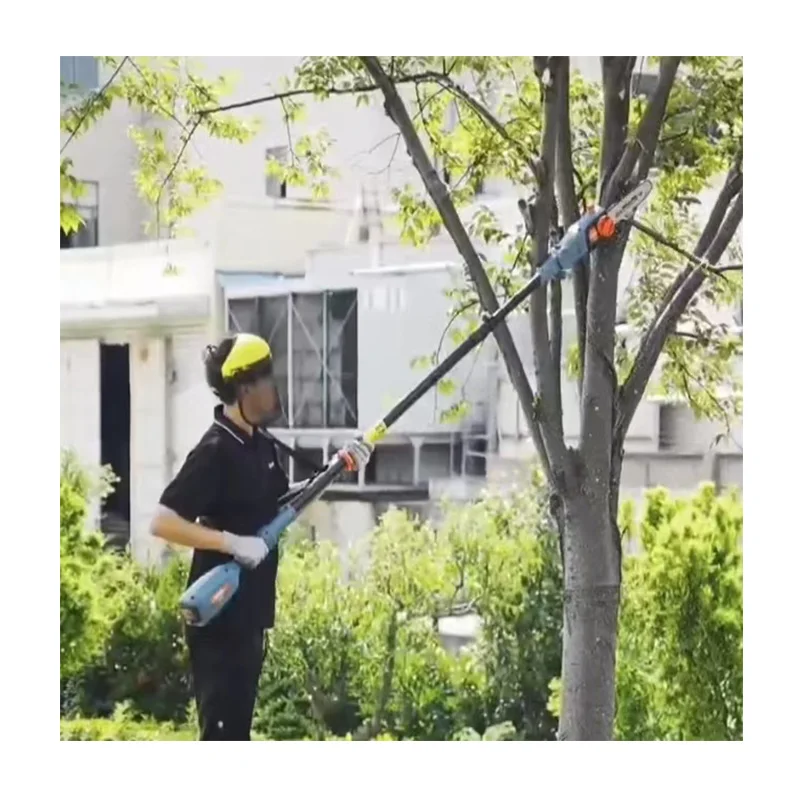 YT411 Durable 40V 10 Guide Bar Industrial Electric Pruning Garden Tools Forestry Logging Lithium Battery Chainsaw