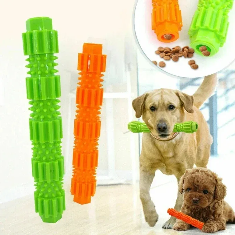 Hundekau-Spielzeug aus Robustem Gummi für Aggressive Kauer, Zahnreinigung und -pflege, Zufällige Form und Farbe