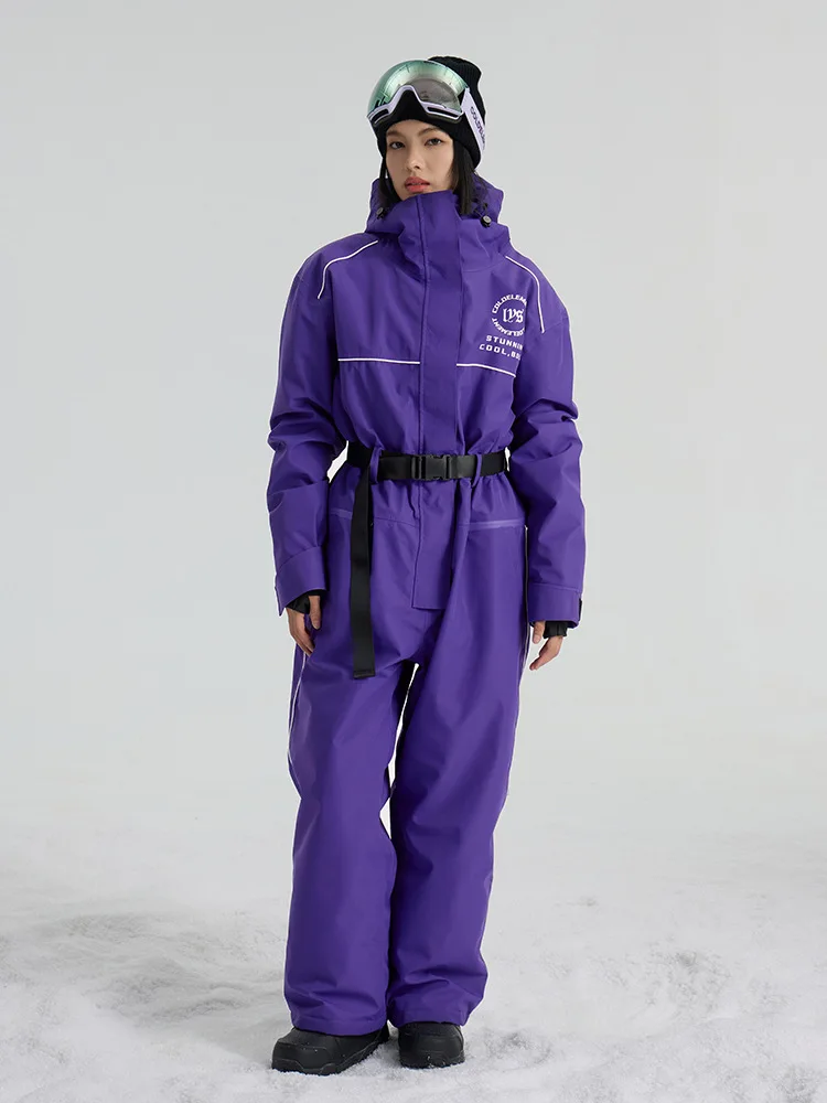 Unisex Men'S And Women'S Ski One-Piece Suits, Ski Jackets New One-Piece Suits For Warm Outdoor Ski Resort Wear Jackets