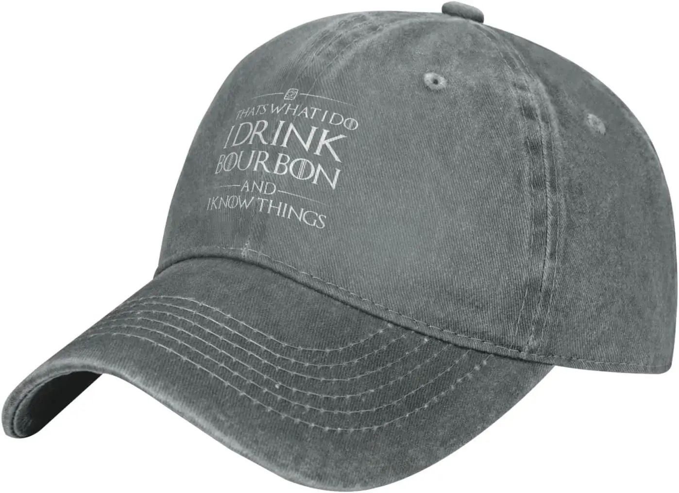 

That's What I Do I Drink Bourbon and I Know Things Hat Men Baseball Hat Trendy Caps