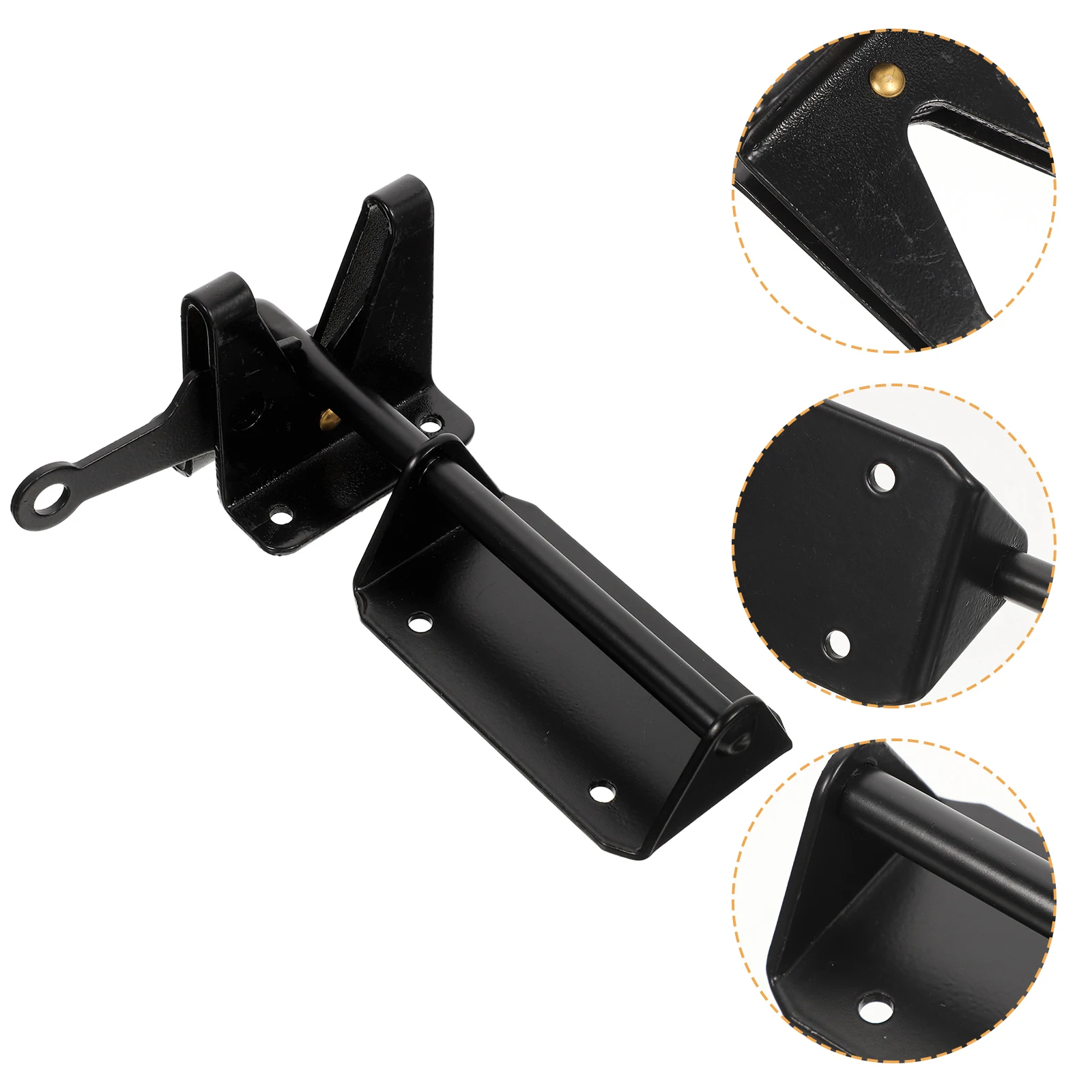 

1 Set Heavy Duty Gate Rust Resistant Durable Security Door Latch For Wood Fence Metal Gates Outdoor Fence Locks Lever Latch Hook