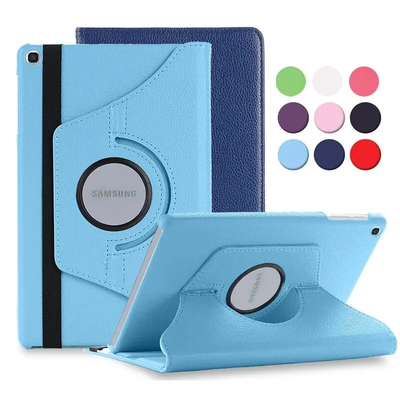 360 Rotating Case for Samsung Galaxy Tab S9 FE S8 S7 11 Inch Tablet Cover Galaxy Tab A9 A8 10.5 X200 A7 Lite 8.7 S6 10.4 Cases