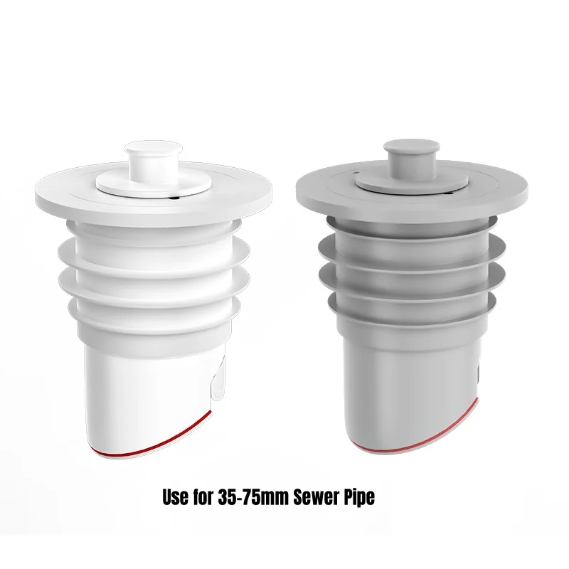 Siliconen Badkamer Riool Afdichtring Aanrecht Rioolbuis Plug Wasmachine Anti-geur Lekkage Afvoerputje Connector Stopper