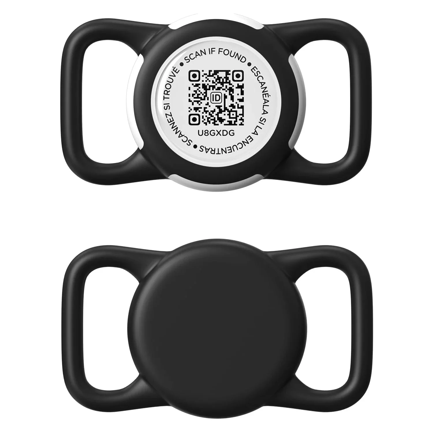 

Waterproof Airtag Holder for Dog Collar with QR code Tag, Soft Protective Lightweight Airtag Case for Dog & Cat Collars harness