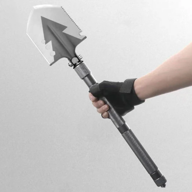 Folding Shovel Detachable Multifunctional Hand Spade Garden Bonsai Gardening Shovels Outdoors Camping Steel Survival Spades