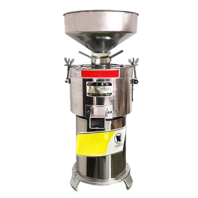 220V Sesame Sauce Machine Commercial Peanut Butter Large Capacity High Power Automatic Grinding Sesame Paste Tool Small Size