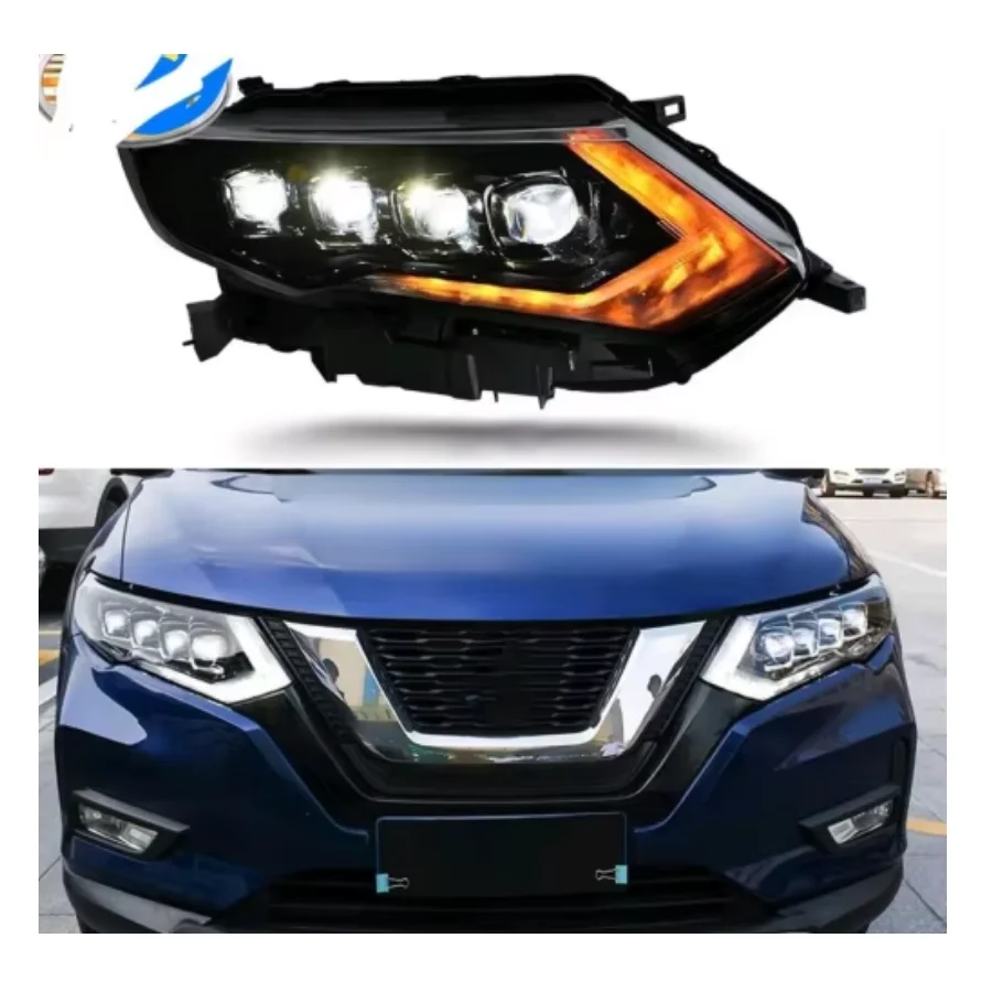 

Full Led Headlight for NISSAN X-Trail Rogue LED Head Light 2017 Year Black Housing LD