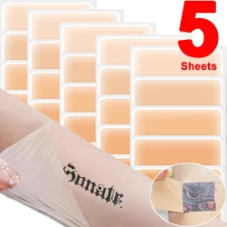 5PCS Waterdichte Tattoo Fout Verbergen Tape Natuurlijke Getatoeëerde Cover Up Stickers langdurige Body Arm Volledige Cover Concealer sticker
