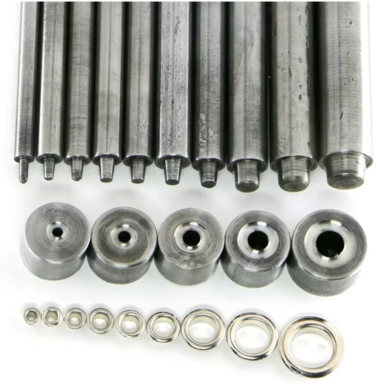 Kit di strumenti di impostazione manuale in metallo per occhielli di diametro Strumenti assistici fai-da-te Diametro di 3,3,