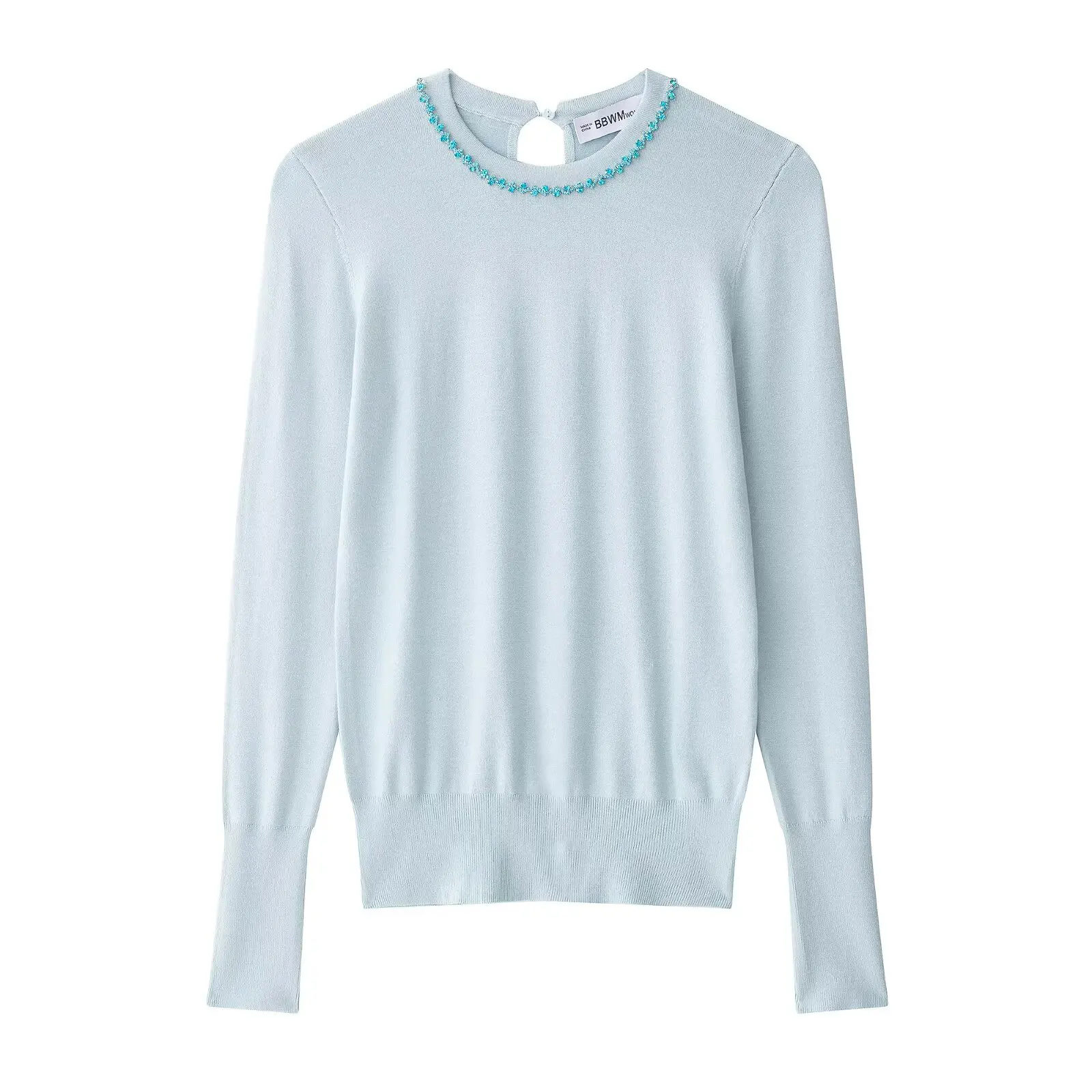 

Ювелирный трикотаж 2025 года, элегантные модные новые поступления, удобная офисная одежда, повседневная универсальная соблазнительная верхняя одежда в стиле ретро