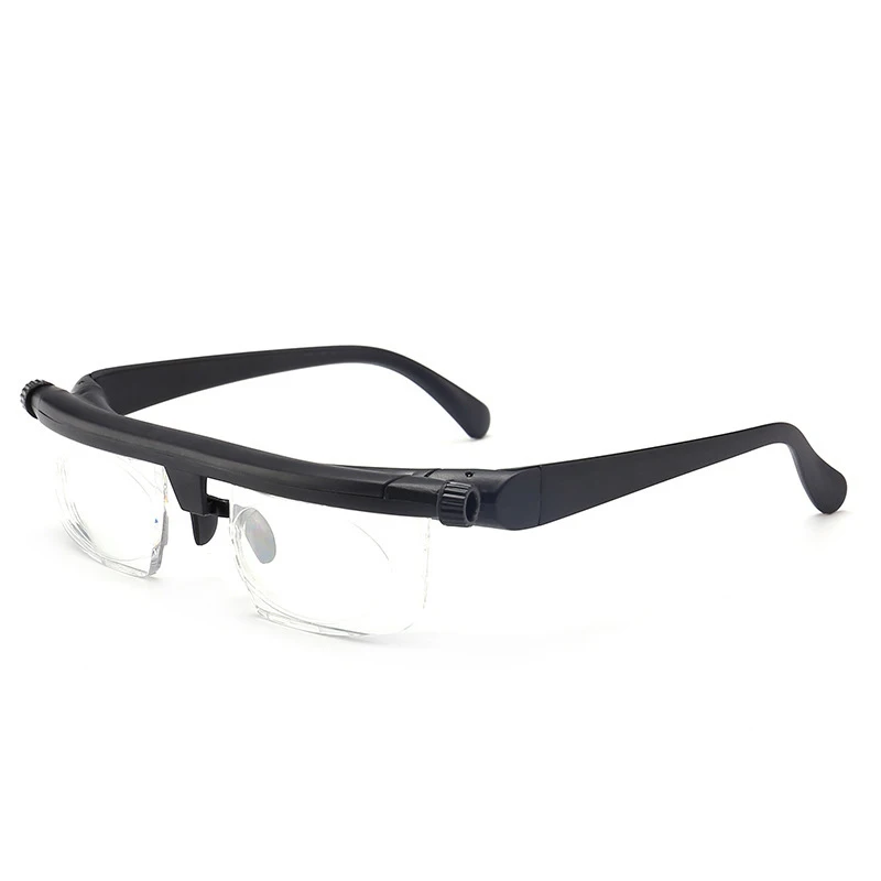 HD Adjustable Glasses Focus Adjustable Eyeglasses -3 To +6 Diopters Glasses Focal Length