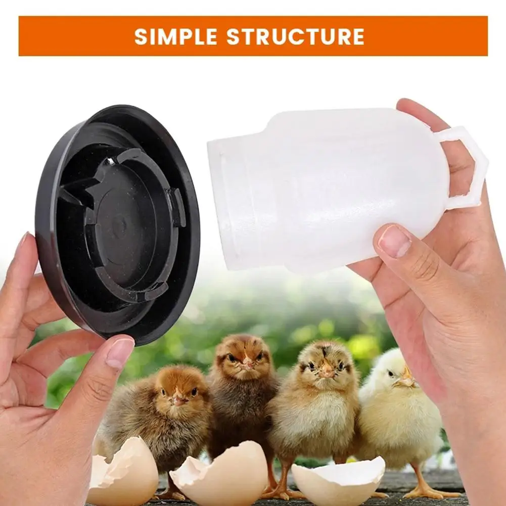 Poultry Automatic Drinker Bucket Chicken Feeder Barrel Drinking Coop Water Supply Farm Bucket Water Quail Chicken X0F4