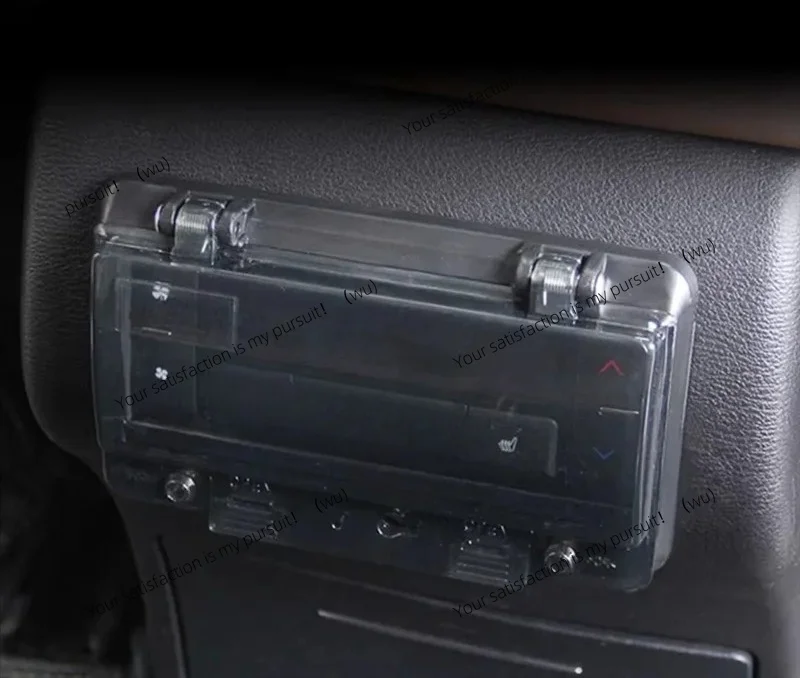 For Haval H9 2024 2025 Air Conditioning Switch Protection Accessories AB56-Car Rear Air Conditioning Panel Anti Kick Cover