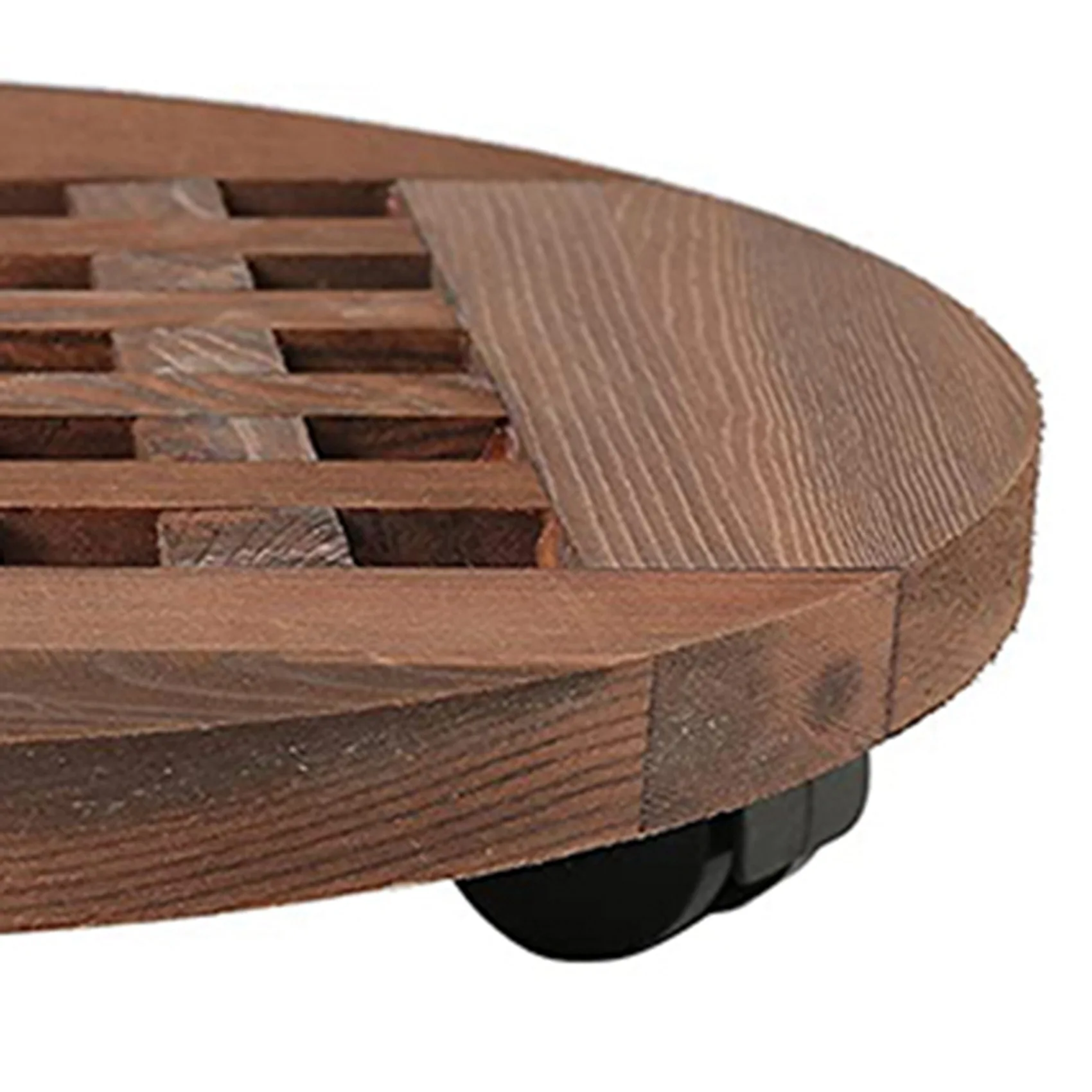 

Подставка-тележка для цветочных горшков A56X 2X 25 см с деревянным основанием, съемным поддоном и колесами