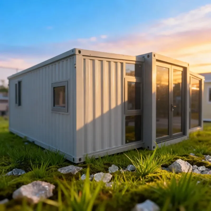 Customized Expandable Container House Prefabricated Modular Home Tiny Living Cabin Office Housing Construction Site Temporary Sh