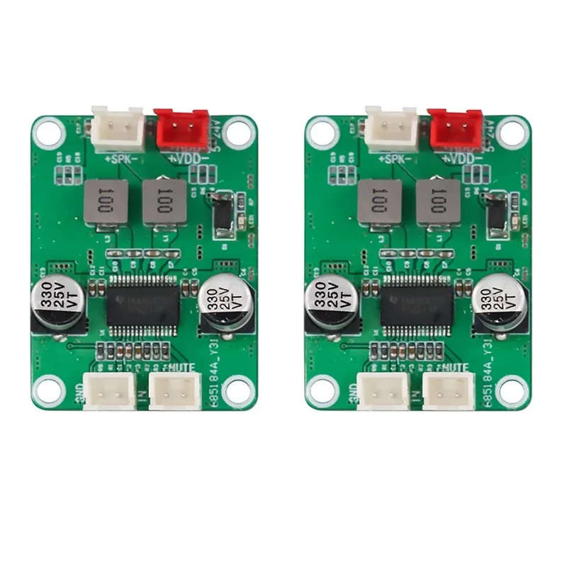 

A37T-2X 60W Mono Digital Audio Power Amplifier Board TPA3118 DC 12V-24V 4-8Ohm Class D Home Audio Amplifier Module