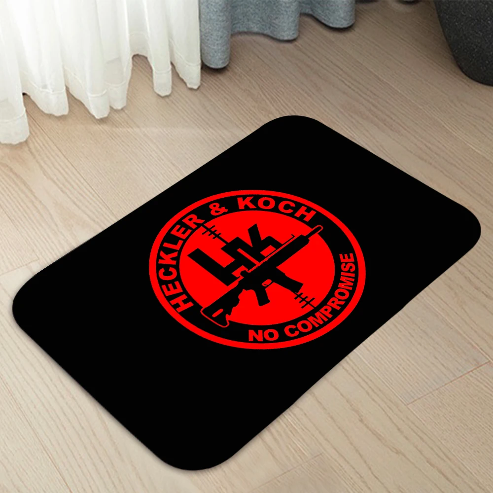 Heckler Koch Firearms Doormats Home Carpet Entrance Door Mats Modern Decor Carpet Bathroom  Floor Mats 91