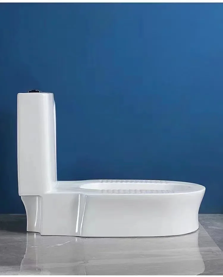 مرحاض القرفصاء لتغيير سطح المكتب من السيراميك بدون بناء