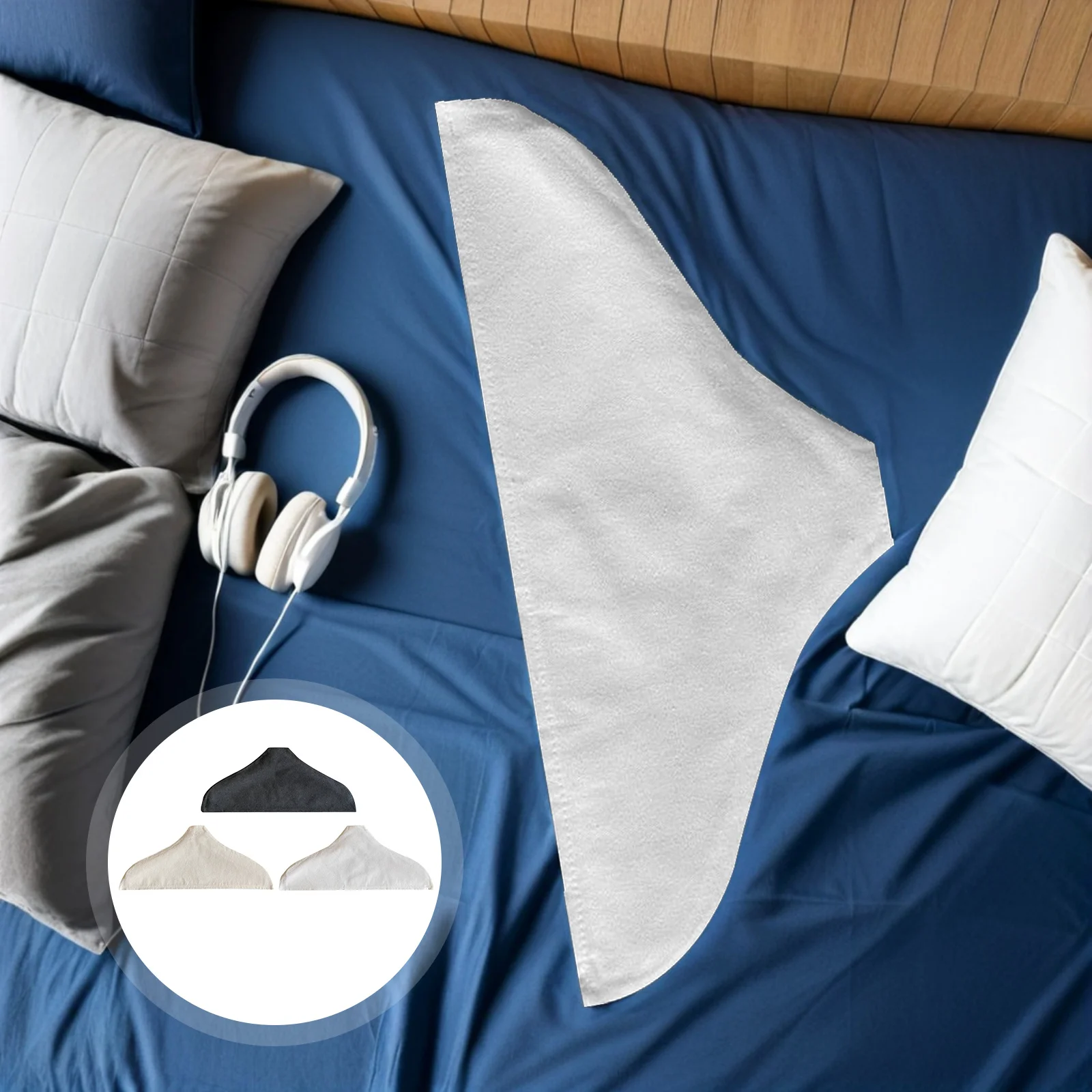 

3Pcs Cotton Linen Hanger Covers Anti-Slip Washable Clothes Hanger Protectors for Shirt Dress Sweater Home Closet Organization