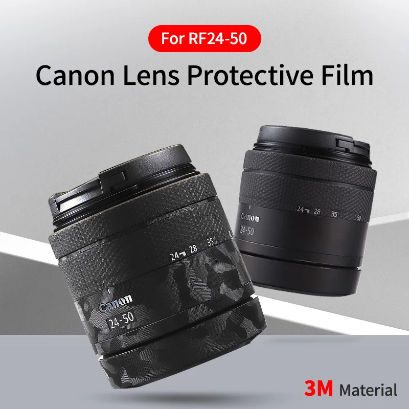 

For Canon camera lens Sticker RF24-50 Lens Skin Colored camera decorates 3M material protective film