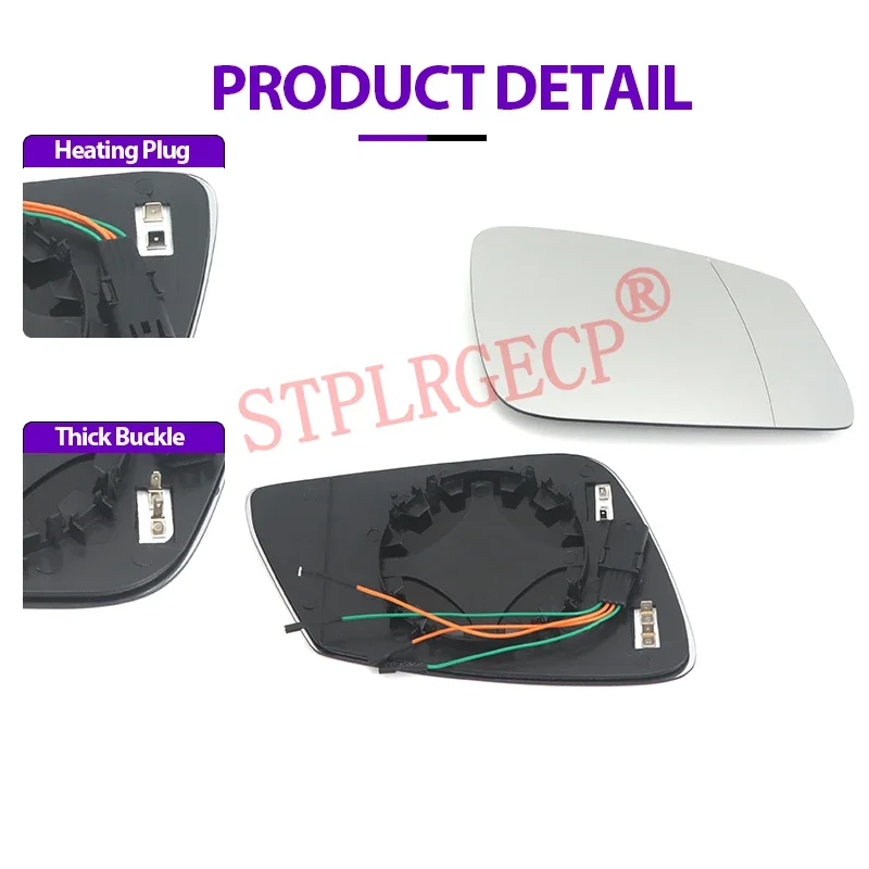 Beheizter Außenspiegel für Fahrerseite mit Basis für BMW F10 F11 F07 F06 F12 F13 F01 F02 F03 F04 – Detail 12