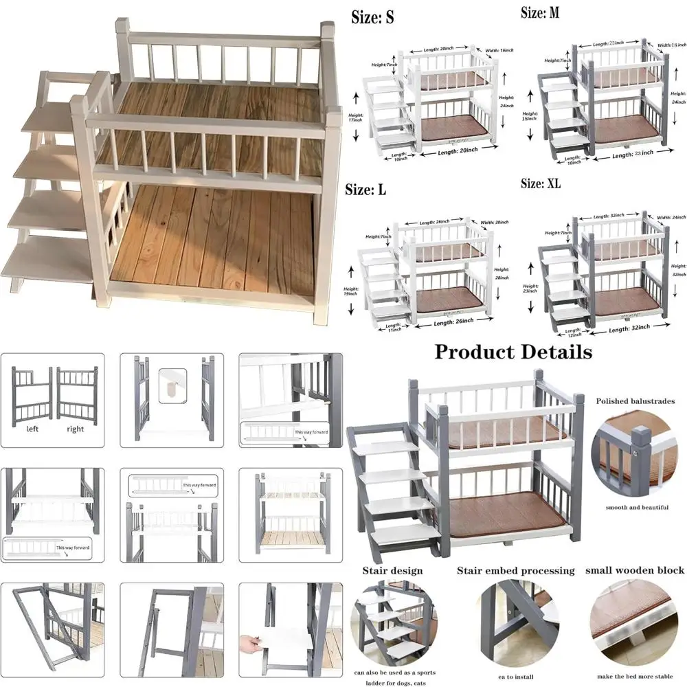 Elevated Wooden Dog…
