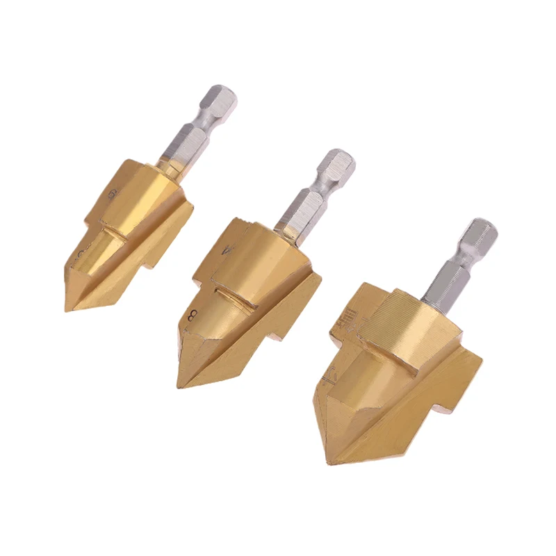 1Pc raccordo per tubo dell'acqua alesatore punta da trapano per plastica PPR PVC foro per tubo dell'acqua espansione idraulico alesatore foro apertura punzonatura Repai