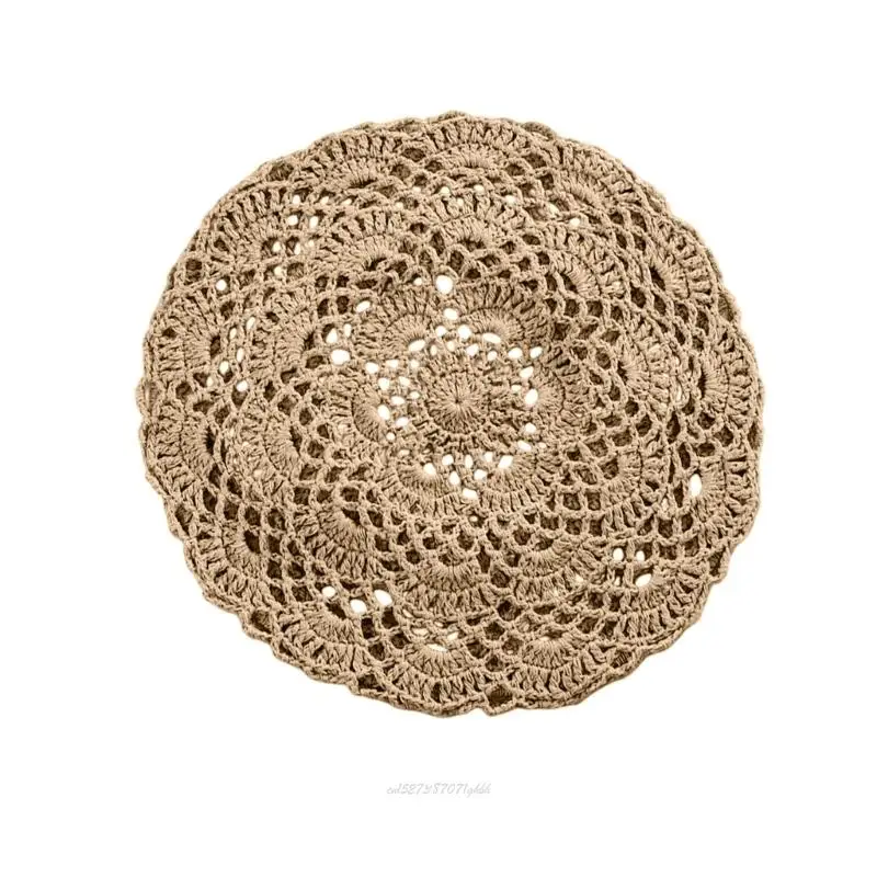 X5XA Stylish Patterned Cap With Stretch Band Accommodates Most Head Sizes Round Face Hat Present For Art
