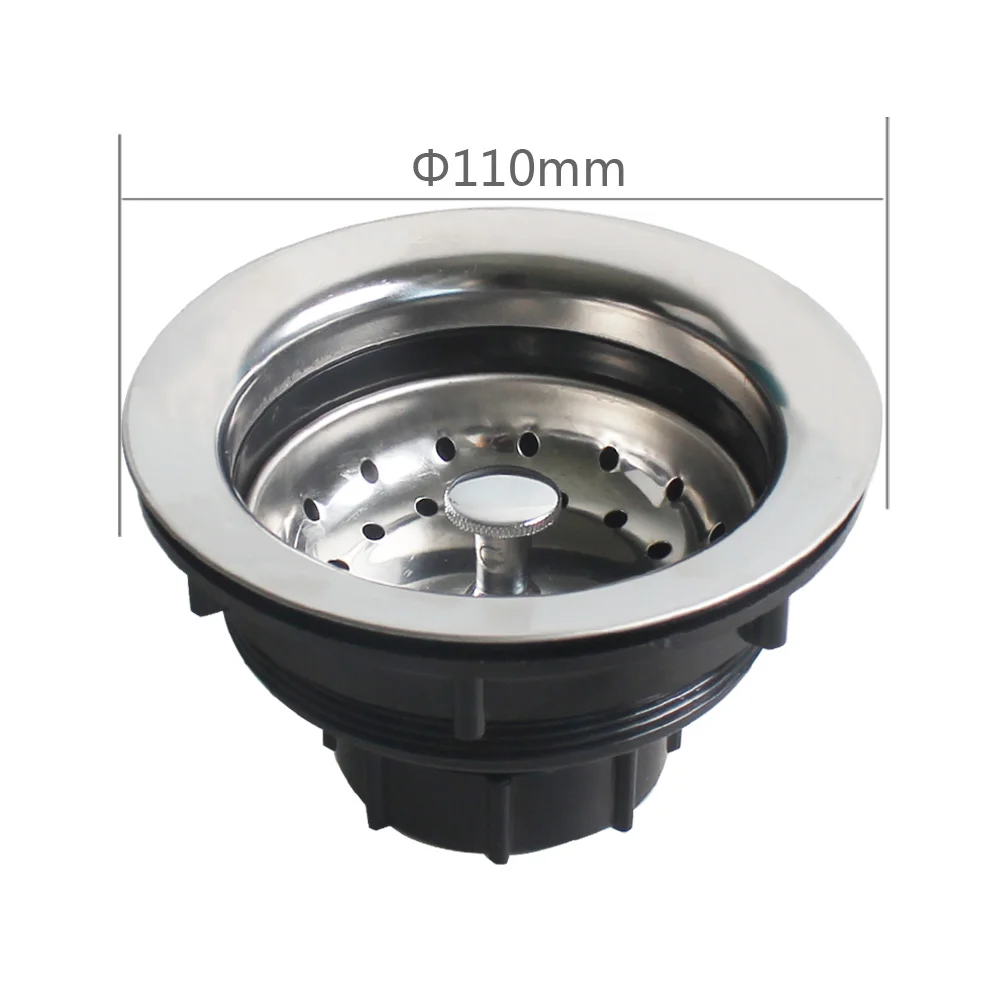 Talea Kitchen Sink Strainer 110MM Stainless Steel xk152c008