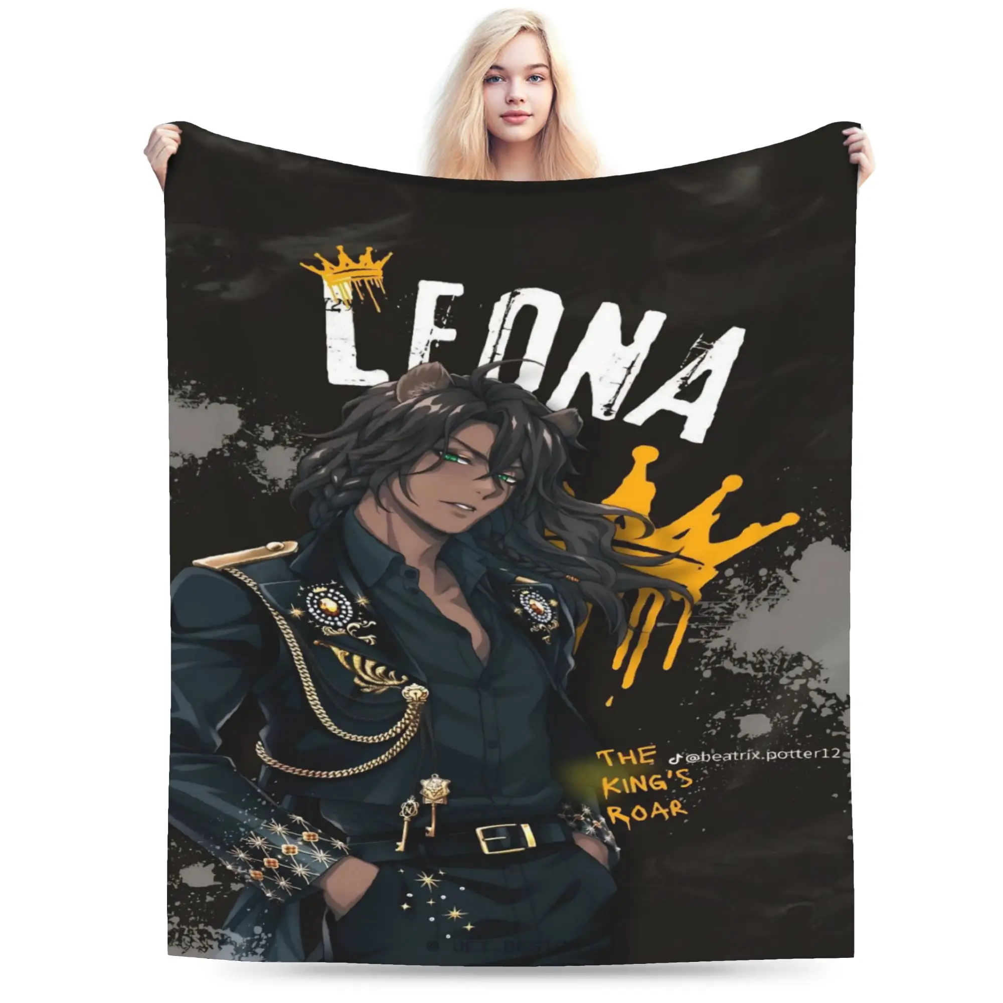 Comfortable Twisted Wonderland Leona Kingscholar  Blanket Accessories Bedding Decorative  Throws And Blankets Super Warm Fleece