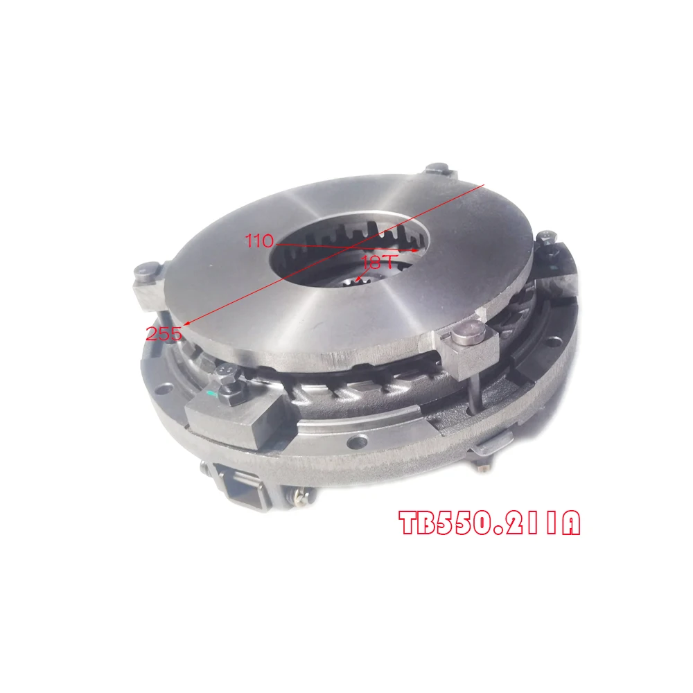 TB550.211A / RK704.21D.011 ,10 inch clutch with PTO disc for Foton Lovol FT404 FT454 TB504 / Zoomlion series tractor