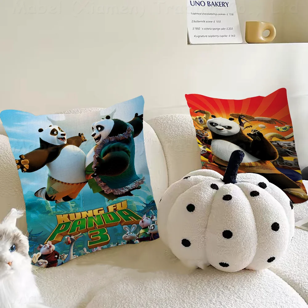 Kung Fu PandasCushion Cover Pillow Cover Decor Pillowcase Printed Cushion Case For Couch