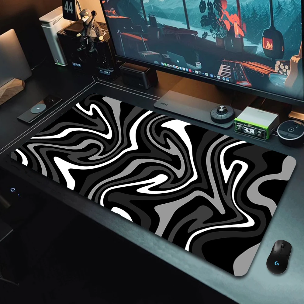 

Computer Strata Liquid Mouse Pad Office Large Gaming Mousepad Extend Mouse Mat Keyboard Pads XXL Rubber Gamer Desk Mat 100x50CM