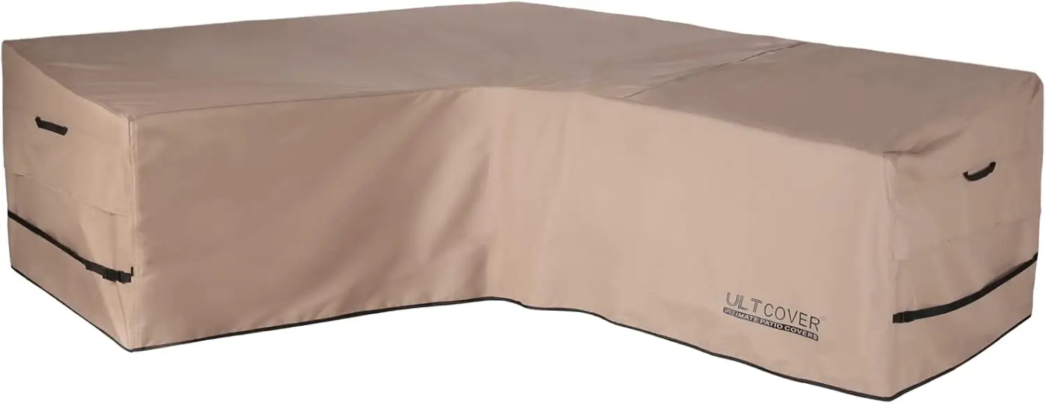 

Waterproof Patio V-Shaped Sofa Cover for 7-Seater Outdoor Sectional Furniture, 105 inch Wide