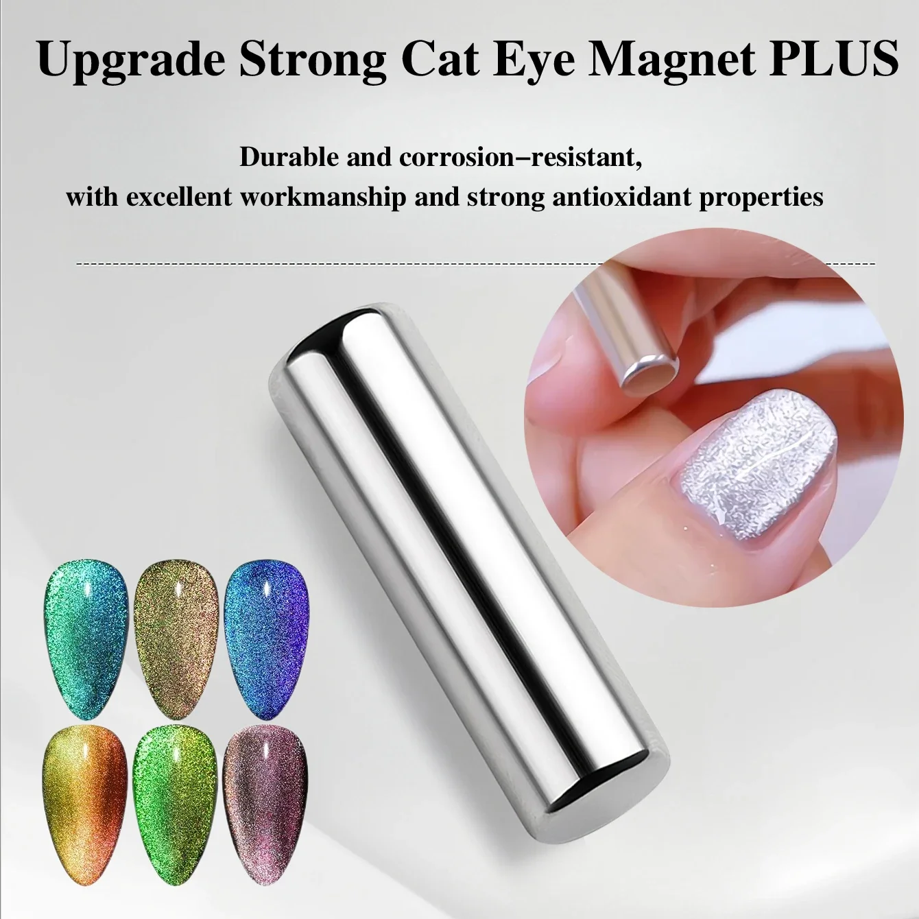 1 st/3 stks Ronde Nail Art Cat Eye Gel Magnetische Pen Voor Gel Polish Cat Eye Nagels Schilderen Sterke Magnetische Stok Manicure DIY Gereedschap