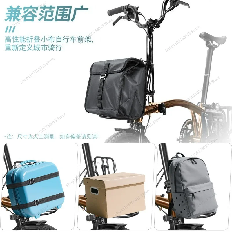 For Bicycle Front Fork Rack, Suitable for Folding Bicycle Head Bag Cycling Accessories