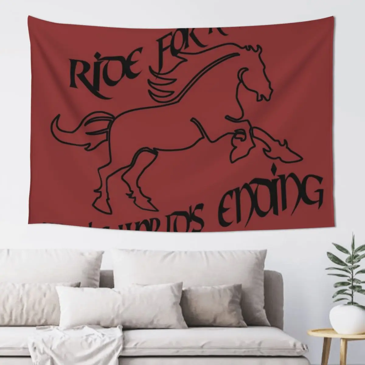 

Ride for Ruin Tapestry Decorative Paintings Outdoor Decoration Aesthetic Room Decors Tapestry