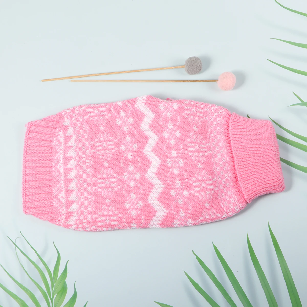 

Dog Sweater Pet Winter Clothes Knitted Thick Warm High Neck Fashion Puppy Clothing Unique Design for Everyday Wear Sleeping