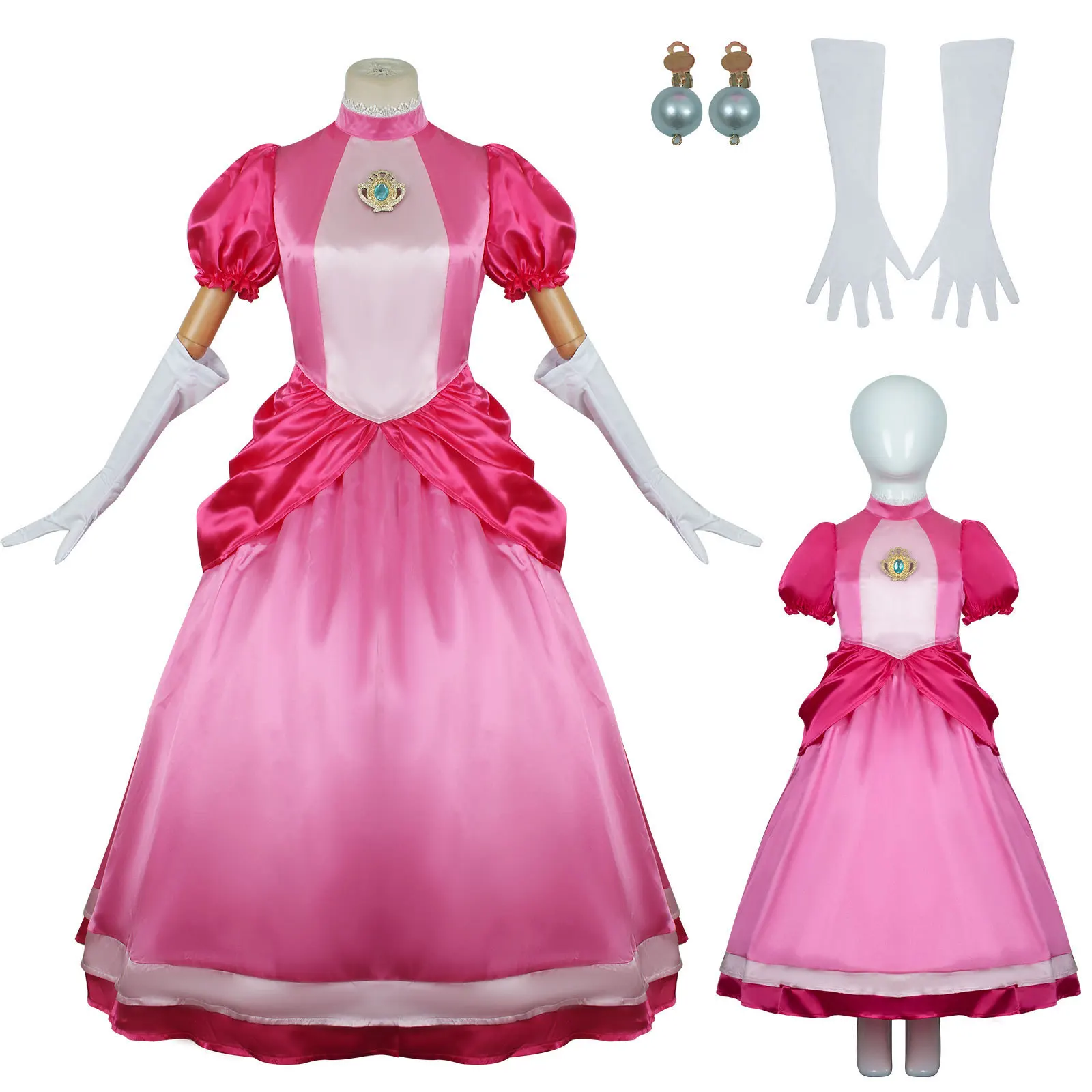 

New Cos Dress Cosplay Princess Peach, Dress Princess Suit Cos Game Suit